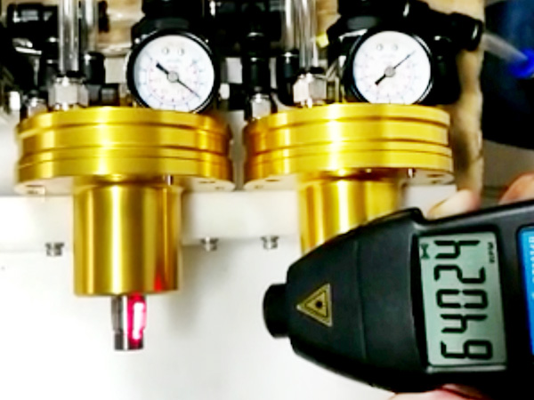 氣動馬達(dá)磨合測速可達(dá)64000每分鐘